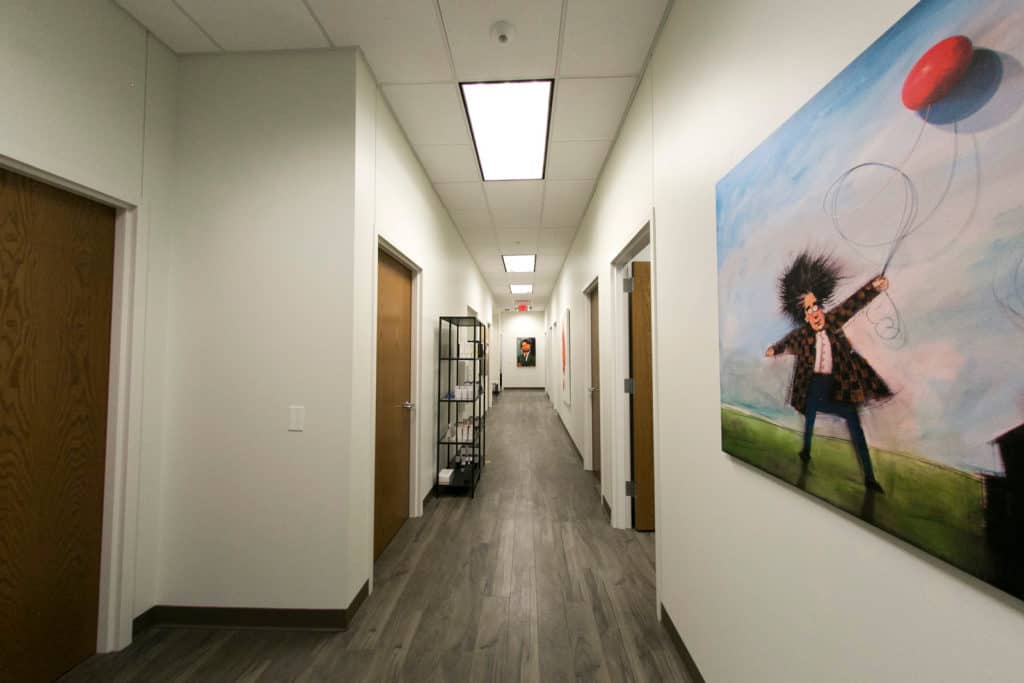 Office corridor | Adam J Cohen, MD in Glenview & Chicago, IL