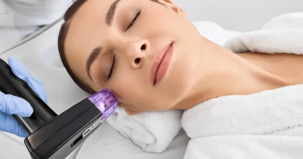 Current image: Women receiving Morpheus8 in Chicago & Glenview, IL